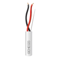Bobina de 152 Metros (500 Pies) de Cable / 2 x 18 AWG / Riser / Color Blanco / Para Aplicaciones en Alarmas de Intrusión, Control de Acceso, Automatización, Interfonos, TV Porteros, Audio y Voceo