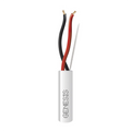 Bobina de 305 Metros (1000 Pies) de Cable / 2 x 16 AWG / Riser / Tipo CMR-CL3R / Color Blanco / Para Aplicaciones de Alarmas de Intrusión, Control de Acceso, Automatización, Interfonos y TV Porteros
