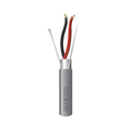 Bobina de 305 Metros (1000 Pies) / Cable 2 x 22 AWG / Color Gris / Blindado / Riser / Aplicaciones de Audio Control de Acceso y Automatización