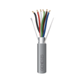 Bobina de 305 Metros (1000 Pies) de Cable / 6 x 22 AWG Blindado / Riser / Color Gris / Para Aplicaciones de Audio, Seguridad y Control
