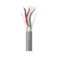 Carrete de 305 Metros (1000 Pies) / Cable 4 x 18 AWG / Color Gris / Blindado / Riser / Aplicaciones de Audio Control de Acceso y Automatización