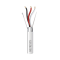 Bobina de 305 Metros (1000 Pies) de Cable 3 x 18 AWG / Plenum / BLINDADO / Tipo FPLP, CMP, CL3P / Color Natural / Para Aplicaciones en Sistemas de Seguridad, Audio, Control y Otras Aplicaciones