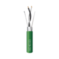 Bobina de 305 Metros (1000 Pies) / Cable 2 x 22 AWG / Color Verde / Blindado / Plenum / Trenzado para Aplicaciones de Transmisión de Datos a Alta Velocidad para Automatización, EIA-485, BACnet y Otros Sistemas de Comunicación