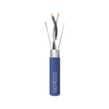 Bobina de 305 Metros (1000 Pies) / Cable 2 x 22 AWG / Color Azul / Blindado / Plenum / Trenzado para Aplicaciones de Transmisión de Datos a Alta Velocidad para Automatización, EIA-485, BACnet y Otros Sistemas de Comunicación