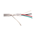 Cable 4 x 18 AWG / Blindado / 305 Metros (1000 Pies) / Riser / UL / Color Gris / Hecho en México