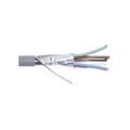 Cable Calibre 22, CMR, 6 Conductores, Blindado, 305 Metros (1000 Pies), Color Gris