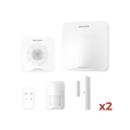 (AX HOME) KIT de Alarma AX HOME / Incluye: 1 Hub con baterÃ­a de respaldo / 1 Llavero / 1 PIR / 2 Contactos MagnÃ©ticos / 1 Sirena / Wi-Fi / 3G/4G / Compatible con Hik-Connect P2P y Hik-Partner PRO