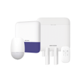(AX PRO) KIT de Alarma AX PRO / Incluye: 1 Hub con bateria de respaldo / 1 Sensores PIR / 2 Contactos MagnÃ©ticos / 1 Control Remoto / 1 Sirena Inalambrica Exterior / WiFi / Compatible con Hik-Connect P2P