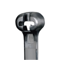 Cincho de Nylon 6.6 Dome-TopÂ®, Con LengÃ¼eta de Bloqueo de Acero Inoxidable, 305 mm largo x 4.7mm ancho, Color Negro, Exterior Resistente a Rayos UV, Paquete de 1000pz