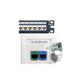 Casete de 125 Etiquetas Adhesivas, para Patch Panel, Face Plate o Cajas Superficiales, Para Identificación 4 Puertos, Color Blanco
