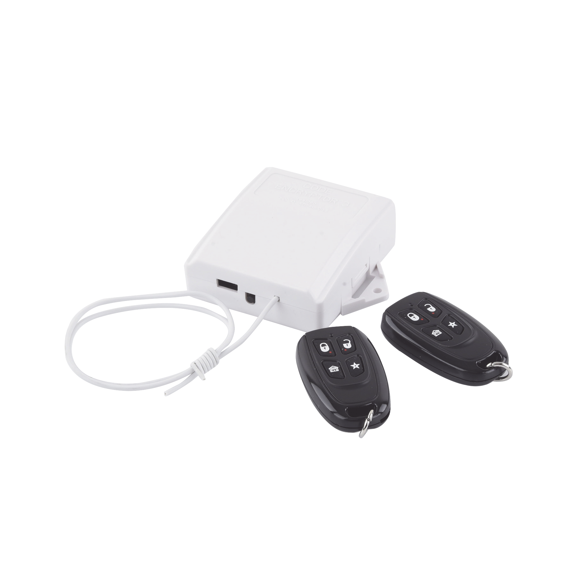 Receptor Universal con conexion directa al Keybus del panel de alarma con relevador auxiliar para abrir puertas de garage o aplicaciones de pulso momentaneo