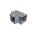 DerivaciÃ³n "T" horizontal 100 x 100 mm (3.94 x 3.94 pulg.), fabricado en lÃ¡mina de acero al carbÃ³n