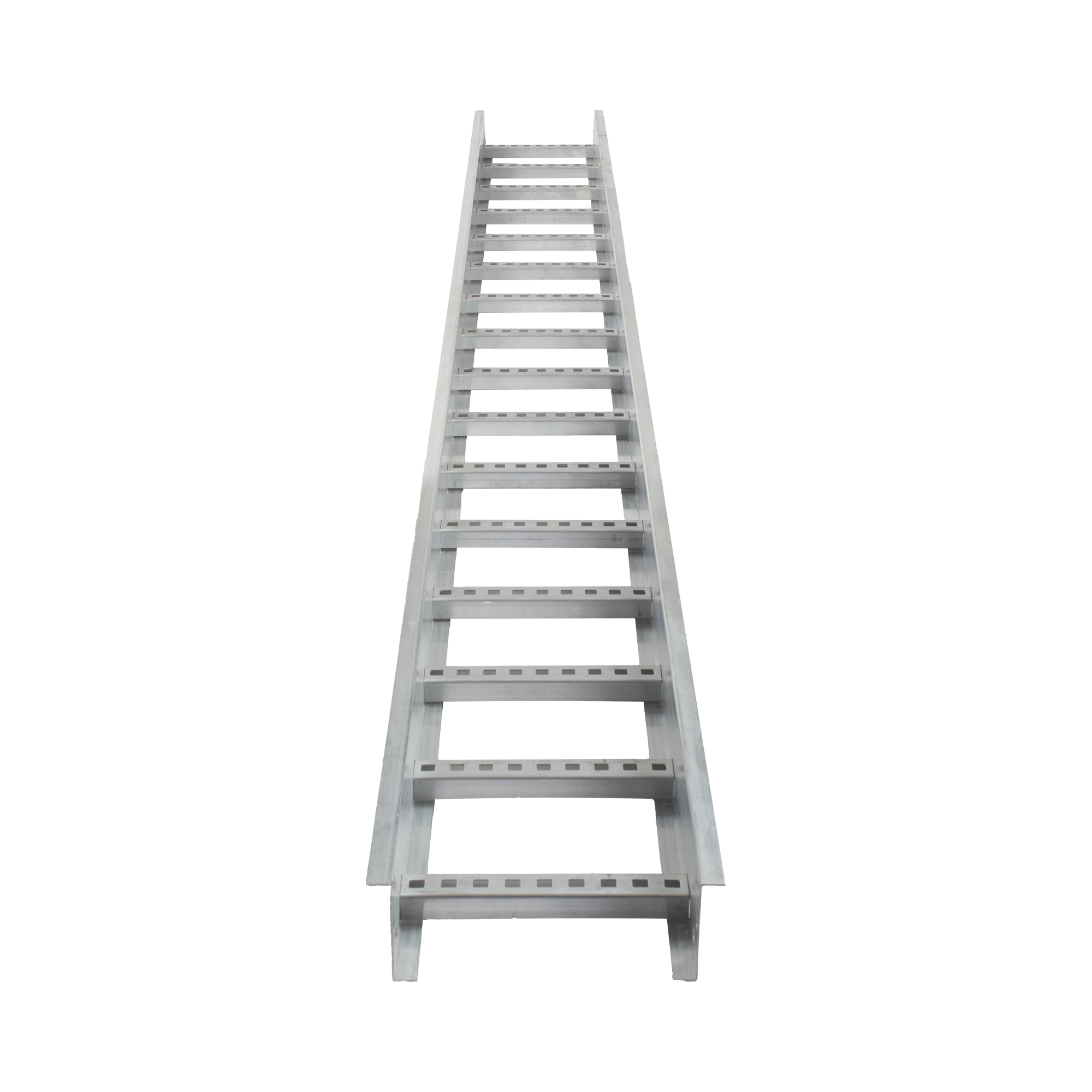 Escalera de Aluminio Portacables / Perfil Z / Peralte 3 1/4" /Paso 9" / Ancho 9" / 3.66 metros / Capacidad MÃ¡x. 205 Cables / Incluye Cople Union y TornillerÃ­a