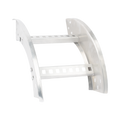 Curva Vertical Exterior de Aluminio de 90Â° Perfil Z / Peralte 3 1/4" / Ancho 9" / Radio 8" / Incluye TornillerÃ­a (CHVE90EZ314R8X9AK)
