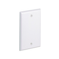 Placa de Pared Ciega Universal, Material ABS, Color Blanco Mate
