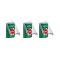 Paquete de 3 Botones con 3 Diferentes MÃ©todos de ActivaciÃ³n y 3 Mensajes Diferentes, Color Verde