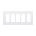 Placa de pared 5 espacios, para atenuador (dimmer), switch Ã³ control remoto PICO inalÃ¡mbrico