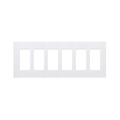 Placa de pared 6 espacios, para atenuador (dimmer), switch Ã³ control remoto PICO inalÃ¡mbrico