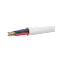 Bobina de 100 Metros (328.08 Pies) de Cable Multifilar / CCA / 4 x 22 AWG / Color Blanco / PVC / CCAM / Uso en Interior / Aplicaciones en Alarmas - Automatización
