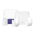 (AX PRO) KIT de Alarma AX PRO con GSM (3G/4G) / Incluye: 1 Hub con bateria de respaldo / 2 Sensores PIR / 3 Contactos MagnÃ©ticos mini / 1 Control Remoto / 1 Sirena Inalambrica Exterior  / WiFi / Compatible con Hik-Connect P2P