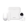 (AX PRO) KIT de Alarma AX PRO con GSM (3G/4G) / Incluye: 1 Hub con bateria de respaldo / 1 Sensor PIR / 1 Contacto MagnÃ©tico / 1 Control Remoto / 1 CÃ¡mara IP / Wi-Fi / Compatible con Hik-Connect P2P / DS-2CV2U21FD-IW