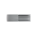 Canaleta de aluminio lÃ­nea X color blanco, 53 x 14,66 mm, tramo de 2 metros