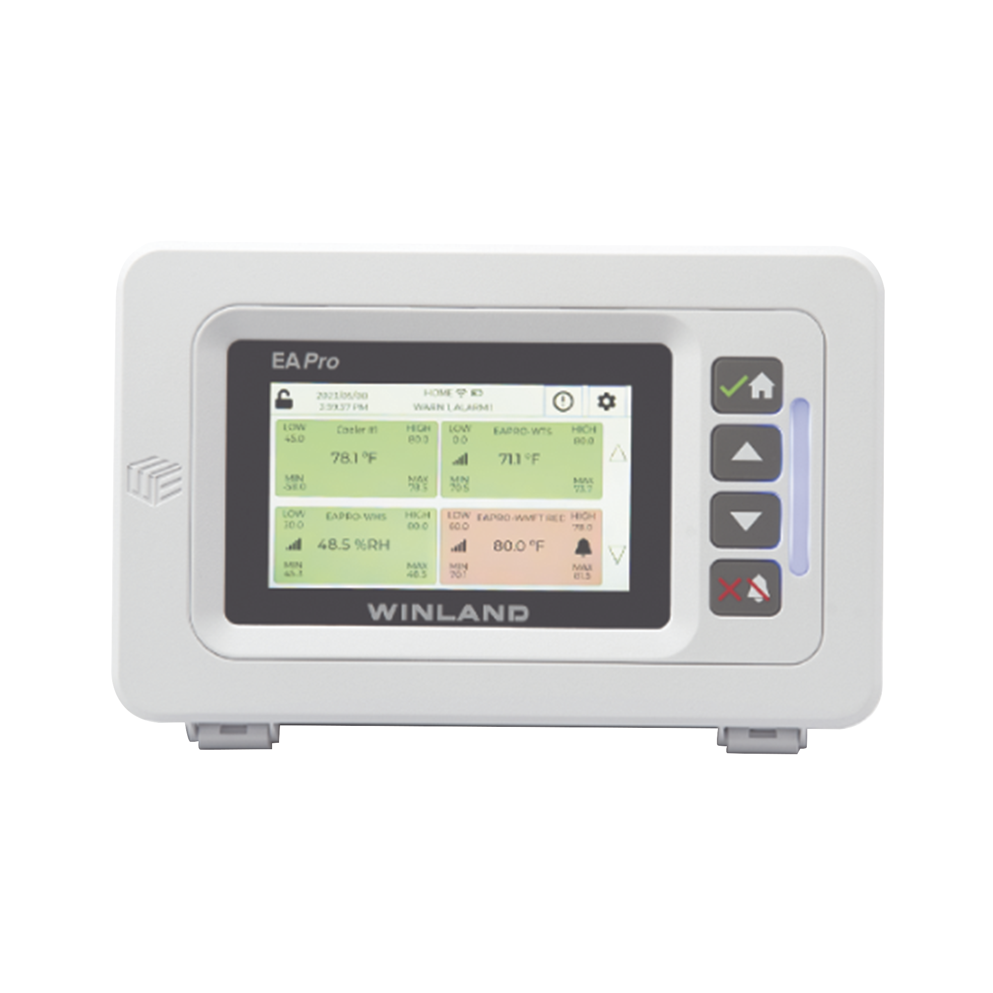 Monitor IP de temperatura de 34 zonas para condiciones crÃ­ticas y extremas, soporta 4 cableadas y 30 inalÃ¡mbricas.