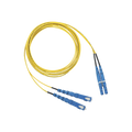 Jumper de Fibra Optica Monomodo 9/125 OS2, LC-SC Duplex, OFNR (Riser), Color Amarillo, 10 Metros (32.81 Pies)