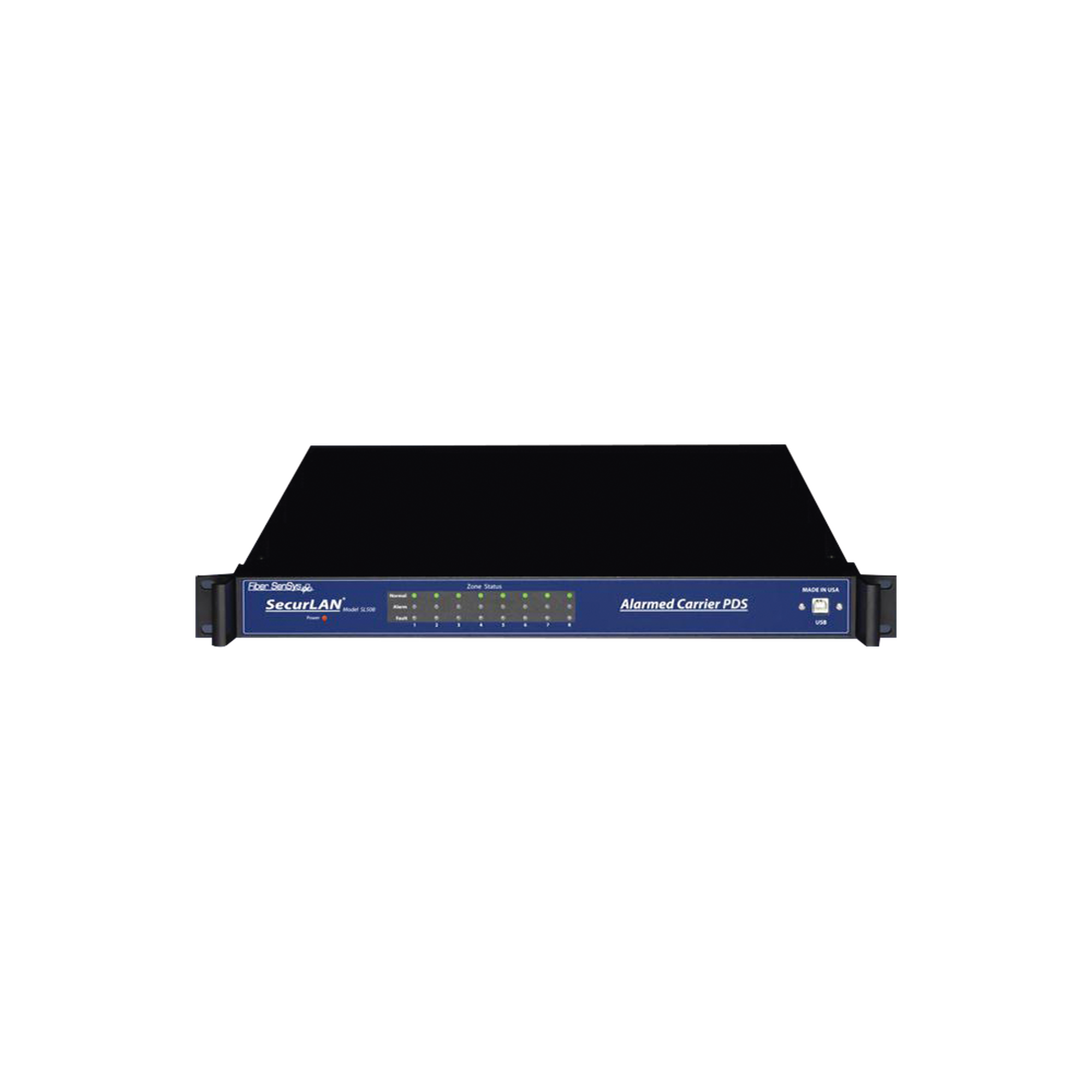 Sensor de Seguridad Perimetral por Fibra Ã“ptica Sensitiva / Para Montaje en Rack (19'') / 8 Zonas de ProtecciÃ³n/ De 0 hasta 800m