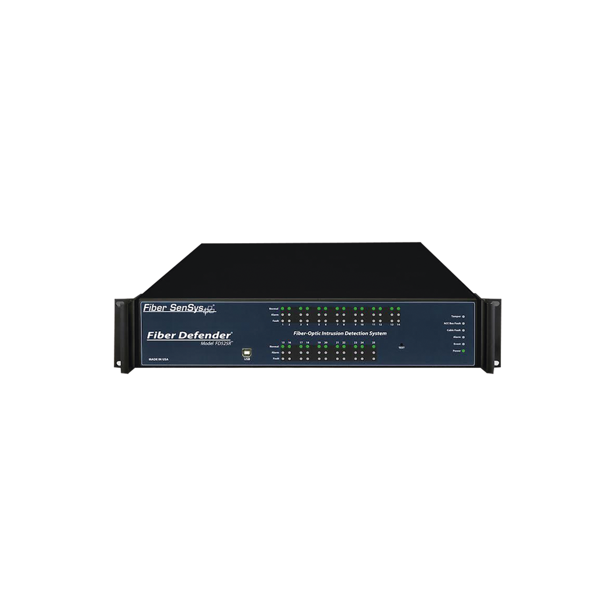 Sensor de Seguridad Perimetral por Fibra Ã“ptica Sensitiva/ Hasta 25 Zonas/ De 0 a 800 m de protecciÃ³n