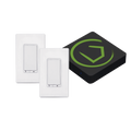 KIT HUB Controlador inteligente para dispositivos Zwave, Zigbee, Shelly, Lutron, incluye 1 HUB / 2 Apagadores inteligentes On/Off Zwave
