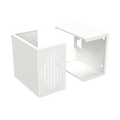 Gabinete para Resguardo de Sirena de 30 W (SF581A o SF581L No incluida), PreparaciÃ³n para Tamper (No incluido).