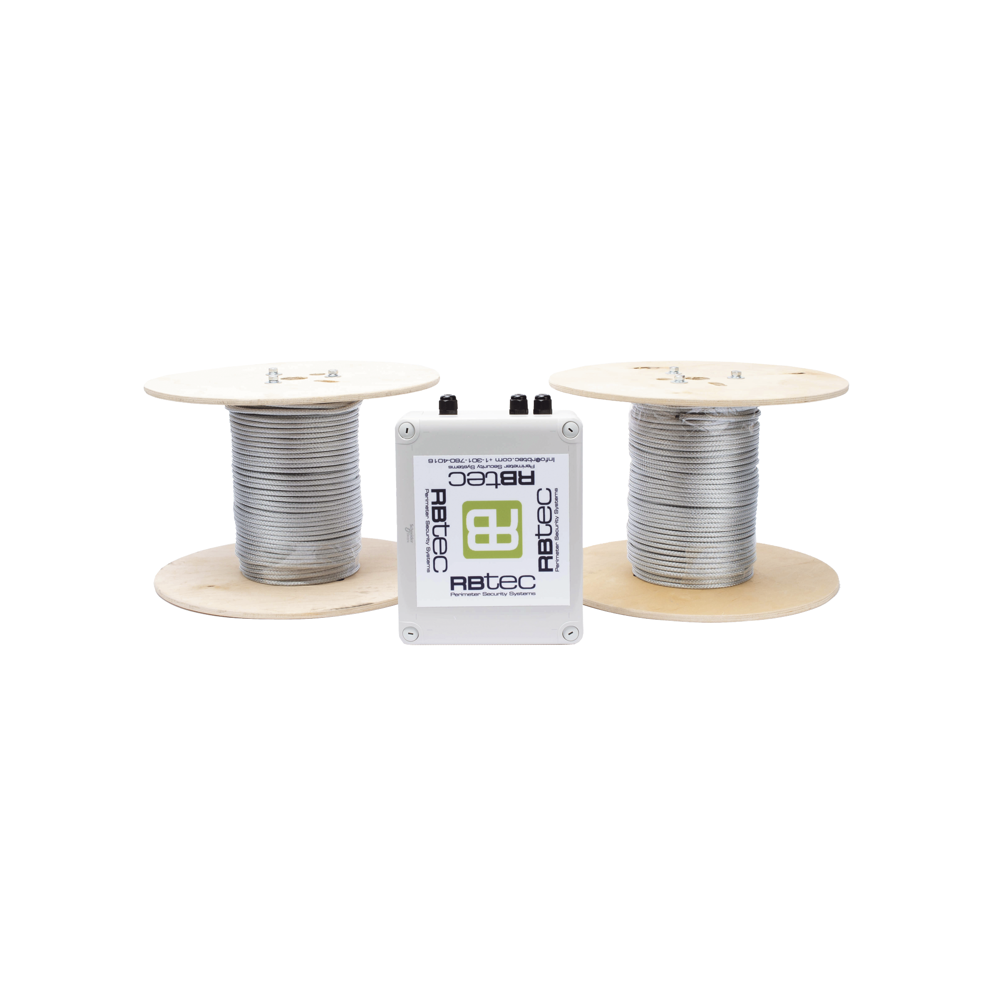 Kit de Cable Sensor Para Cerca Ciclonica IRONCLAD / 150 METROS / 2 ZONAS; 75 METROS POR ZONA / Sin Falsas Alarmas por Viento / TODO Incluido/TARJETA LPU400/ CalibraciÃ³n por Software