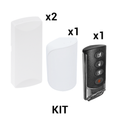KIT BÃ¡sico Sensores InalÃ¡mbricos - Incluye 2 Contactos MagnÃ©ticos, 1 PIR y 1 Llavero - Compatibles con Paneles DSC 433 MHz