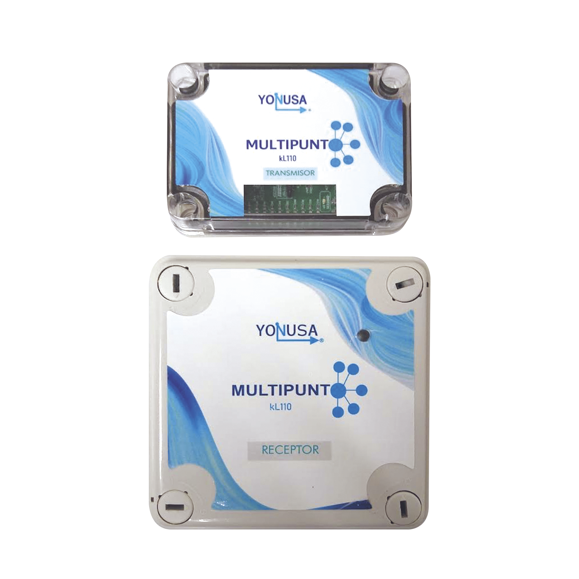 KIT Transmisor / Receptor InalÃ¡mbrico para KLT110 / 1 KM Linea de Vista / Multi-Punto Soporta 10 Equipos