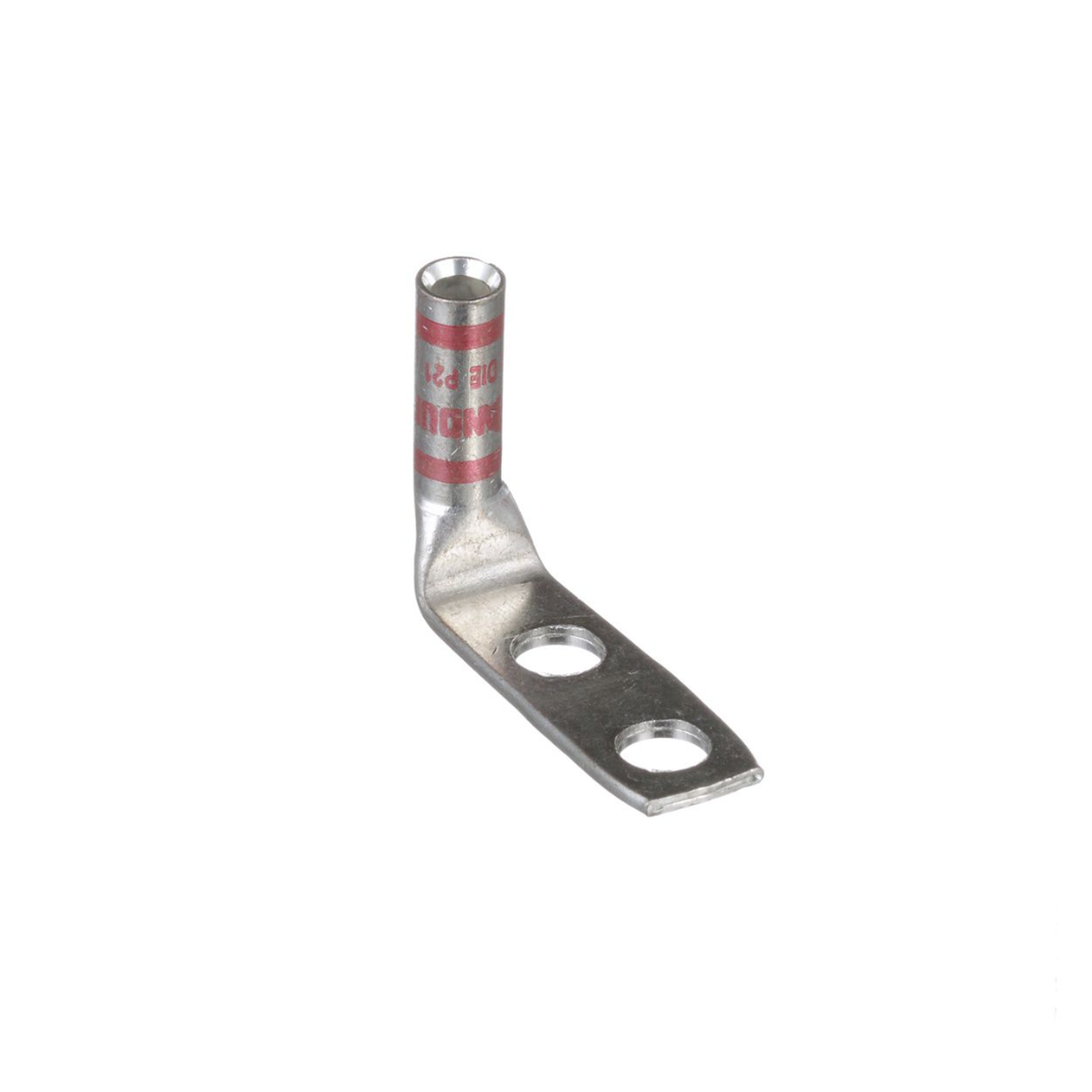 Zapata de compresiÃ³n LCC8-14AF-L a 90Â° grados para cal. 8 Awg, Barreno para tornillo prisionero de 1/4, 1 Pz