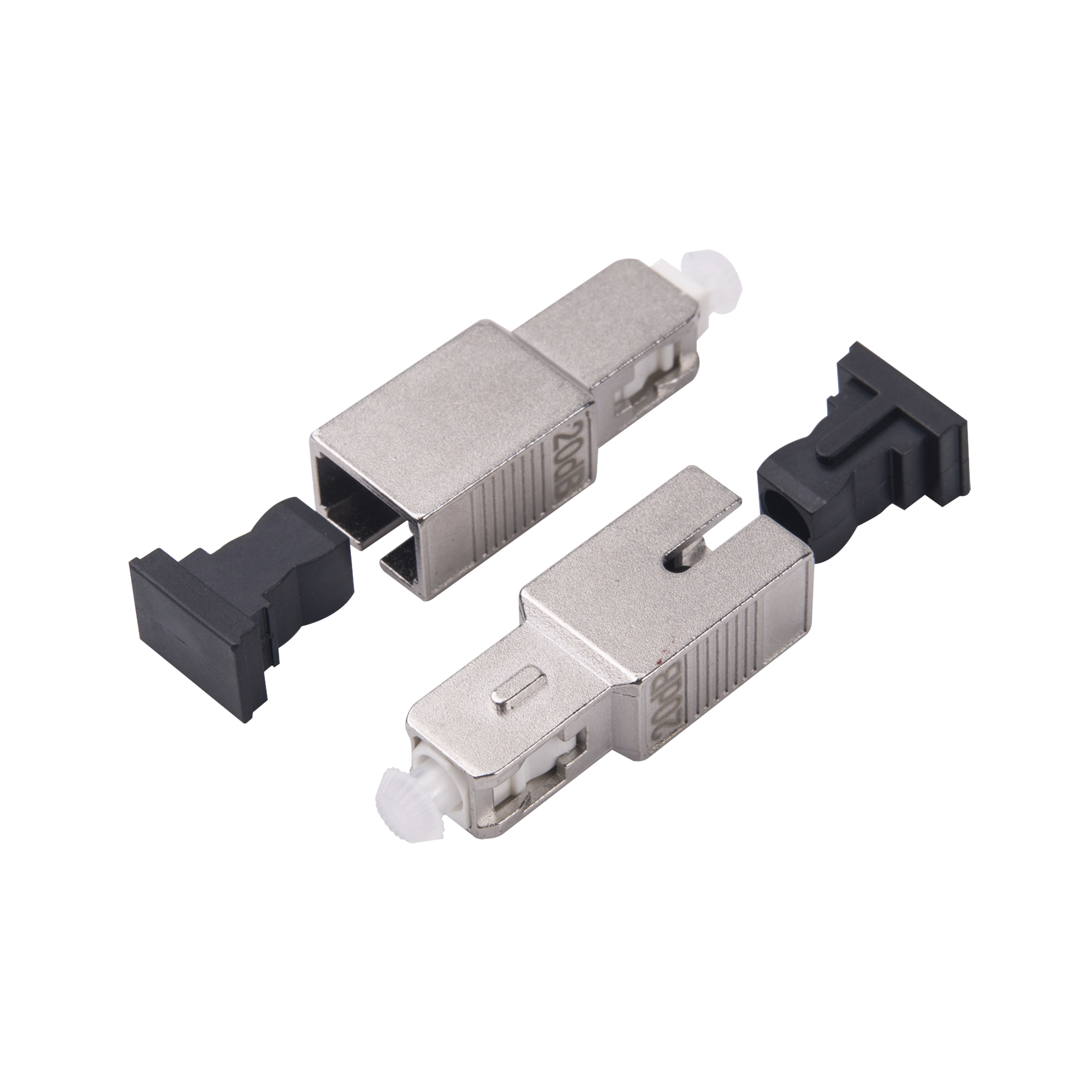 Atenuador Óptico Macho-Hembra con Conector SC/UPC de 15dB para Fibra Monomodo