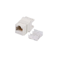 Módulo Jack Keystone Cat5e con Terminación en Ángulo 180 - Color Blanco