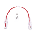 Cable de Parcheo Slim UTP Cat6 - 20 cm (7.87 Pulgadas) Rojo Diámetro Reducido (28 AWG)