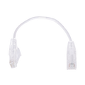 Cable de Parcheo Slim UTP Cat6 - 20 cm (7.87 Pulgadas) Blanco Diámetro Reducido (28 AWG)