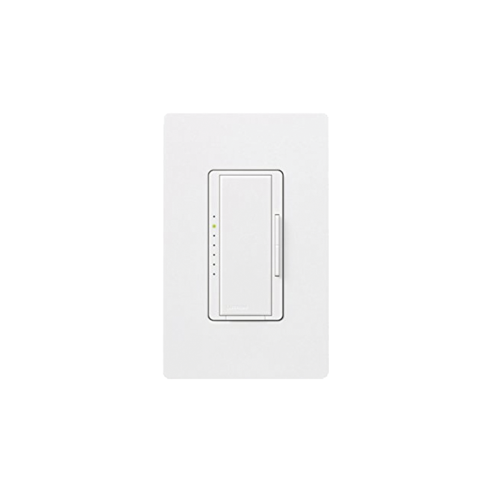Atenuador (dimmer) Maestro 600W baja tensiÃ³n, multilocaciÃ³n, sinlge pole,  color blanco.