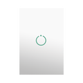 (ZWAVE) Interruptor On/Off panel tÃ¡ctil touch inalÃ¡mbrico Zwave Plus 1 boton. Compatible con Hubitat HC8, Ãlula  M2M, otro