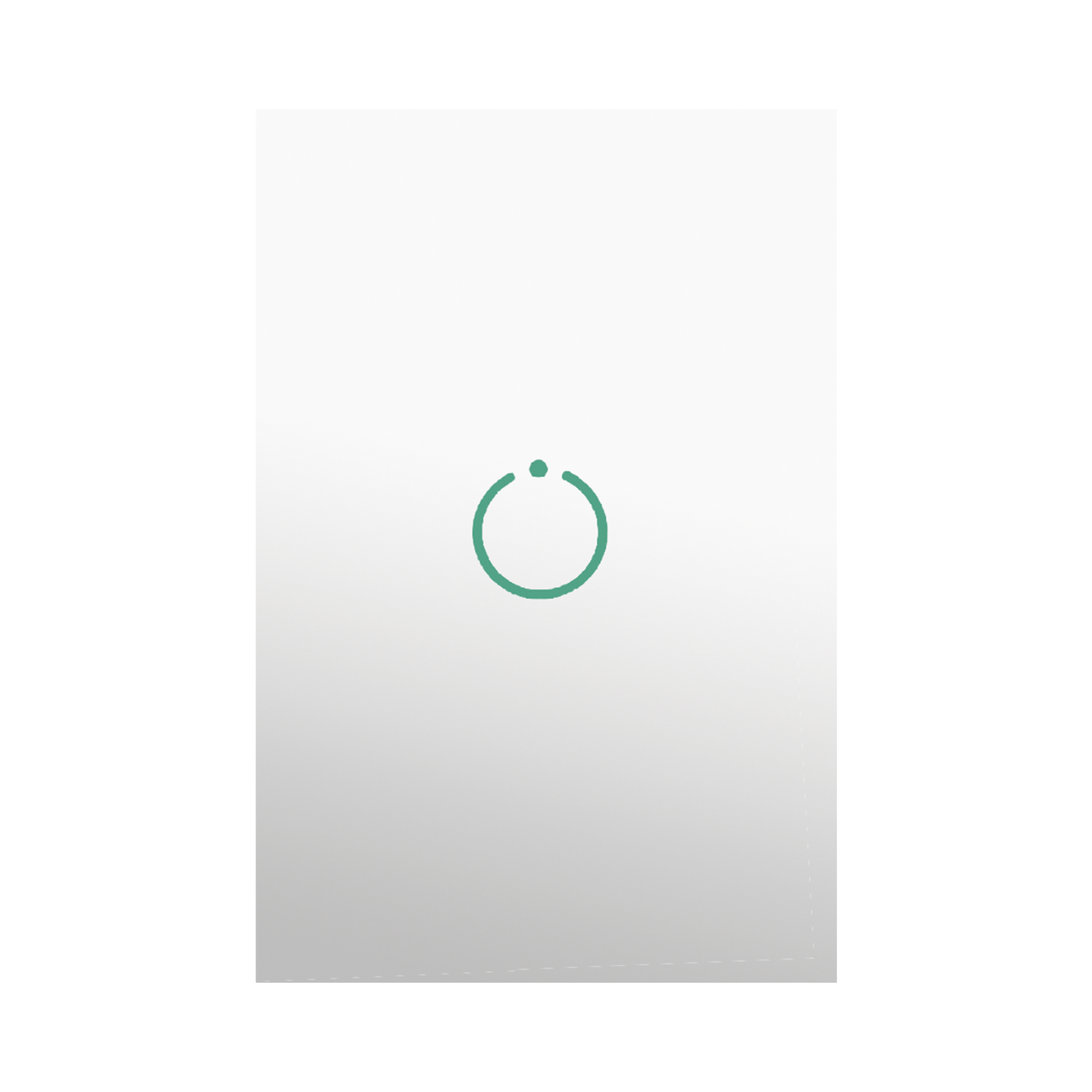 (ZWAVE) Interruptor On/Off panel tÃ¡ctil touch inalÃ¡mbrico Zwave Plus 1 boton. Compatible con Hubitat HC8, Ãlula  M2M, otro