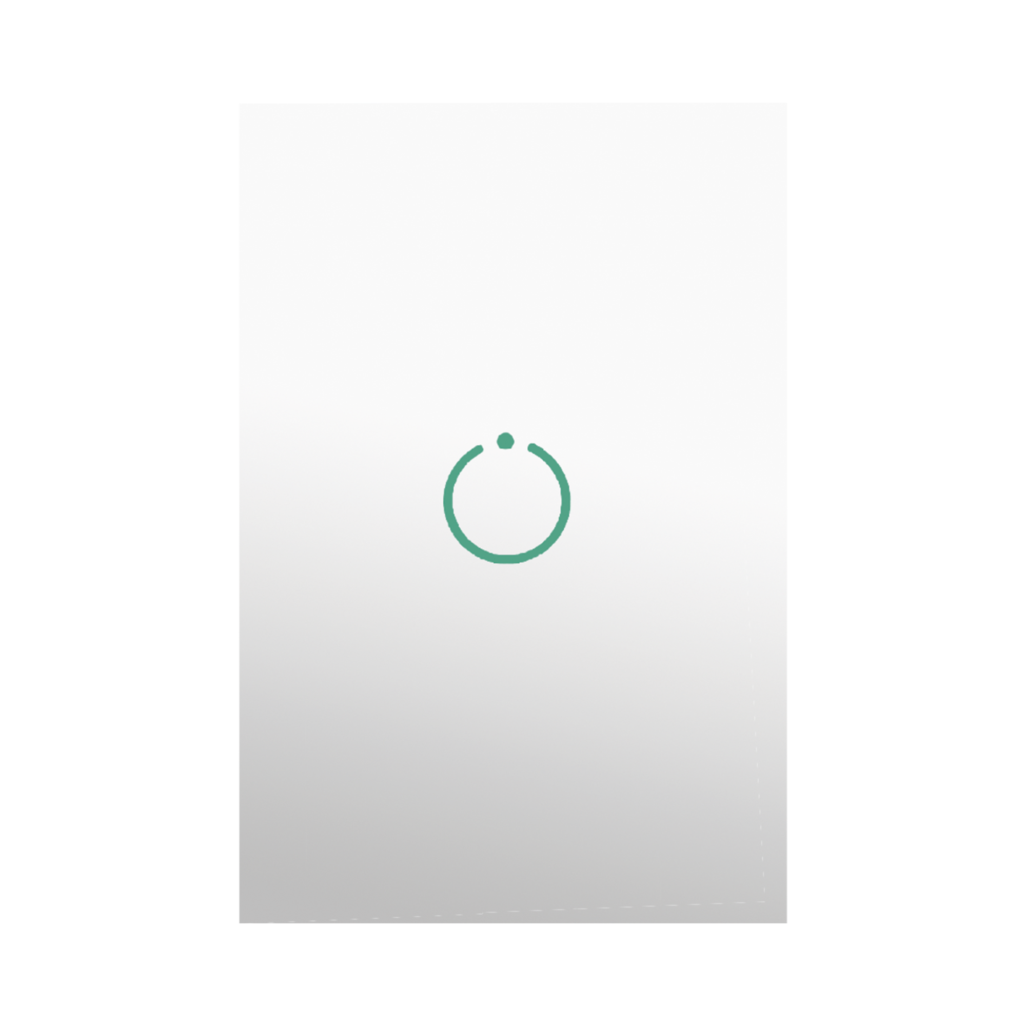 (ZWAVE) Interruptor On/Off panel tÃ¡ctil touch inalÃ¡mbrico Zwave Plus 1 boton. No requiere cable neutro, Compatible con Hubitat HC8, Ãlula  M2M, otros