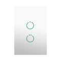 (ZWAVE) Interruptor On/Off panel tÃ¡ctil touch inalÃ¡mbrico Zwave Plus 2 botones. No requiere cable neutro, Compatible con Hubitat HC8, Ãlula  M2M, otros