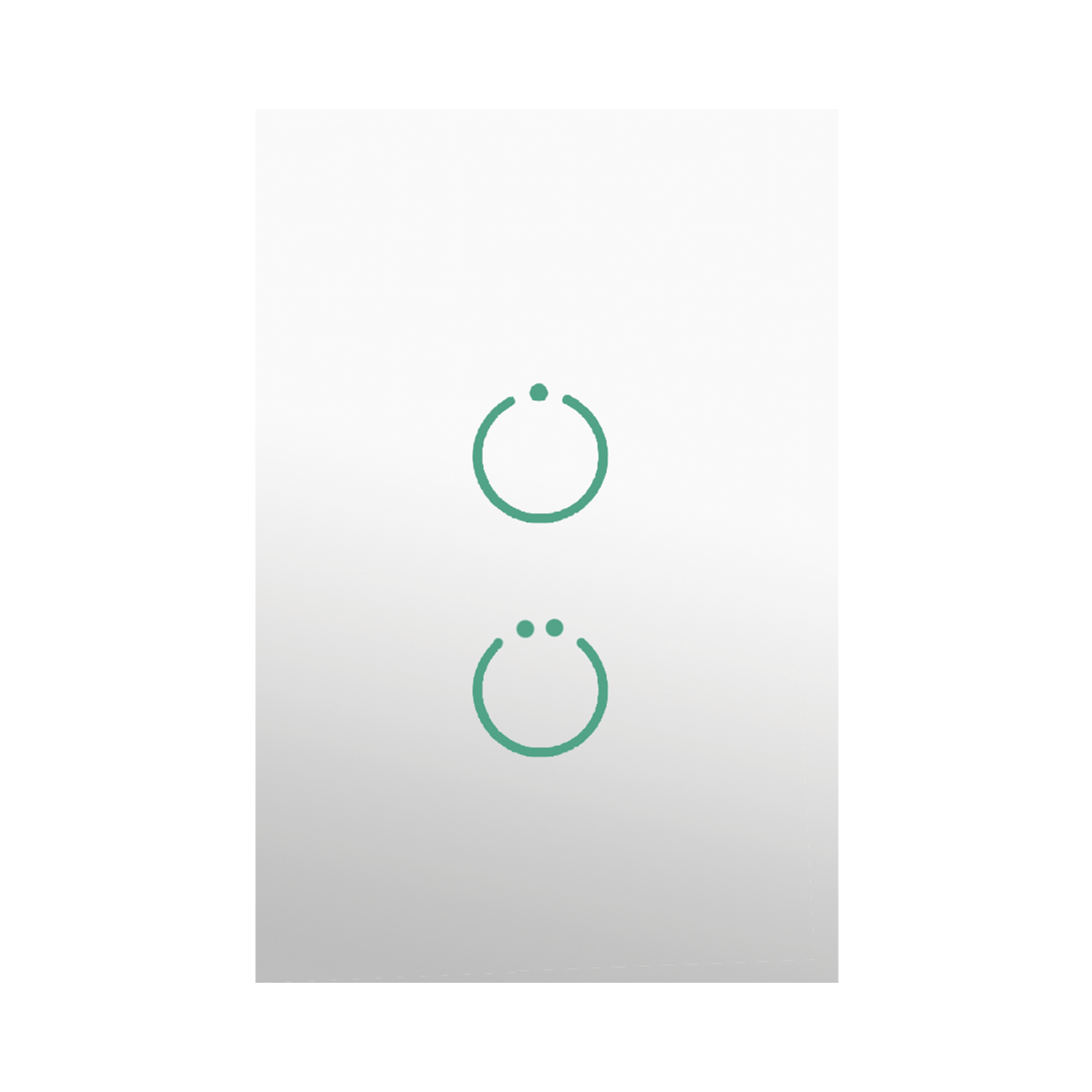 (ZWAVE) Interruptor On/Off panel tÃ¡ctil touch inalÃ¡mbrico Zwave Plus 2 botones. No requiere cable neutro, Compatible con Hubitat HC8, Ãlula  M2M, otros