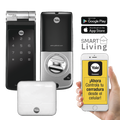 Kit de Hub con Cerradura YDF40A: CÃ³digo, Biometria y apertura Smartphone en cualquier parte el Mundo