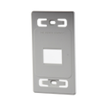 Placa de Pared Modular MAX, de 2 Salidas, Color Blanco