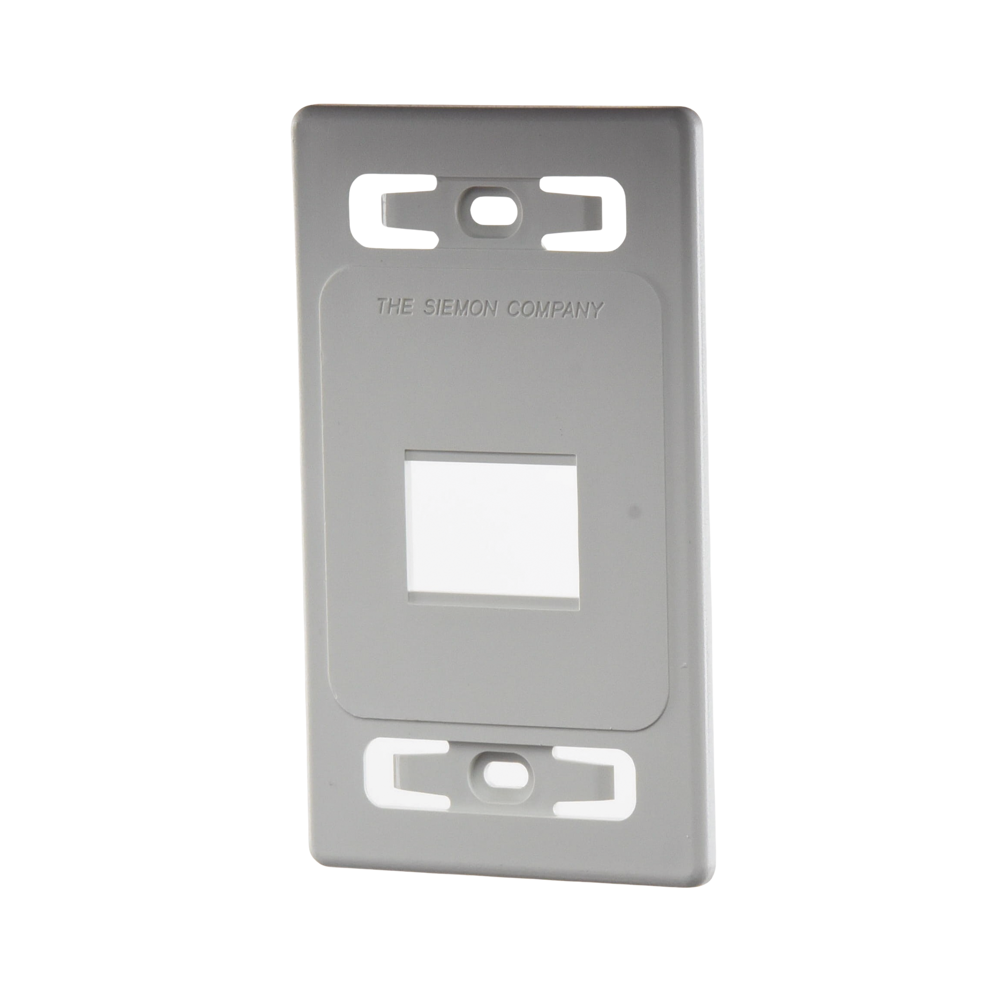 Placa de Pared Modular MAX, de 2 Salidas, Color Blanco