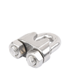 Tensor de 3/8" x 6" acero forjado gancho-argolla ten26